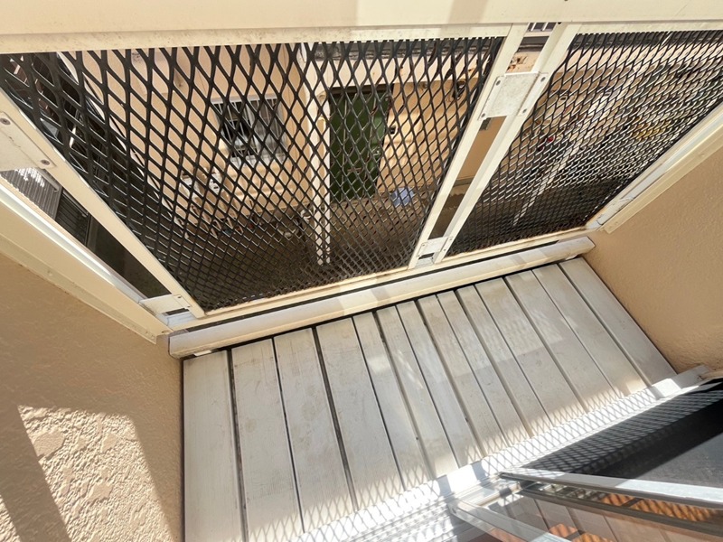 箱山ハイツＡ棟 ベランダ