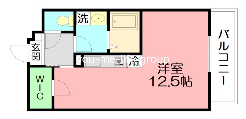 プラザフローラル 101号室 間取り