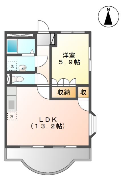 ＰＡＣＩＦＩＣ　ＴＥＮＲＩＮ（パシフィックテンリン） 間取り