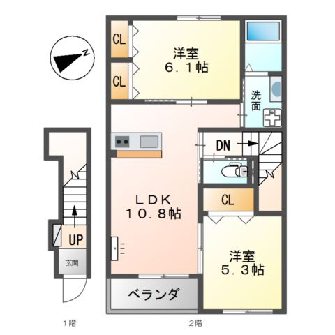 ＳｕｎＧｒａｎｄｅ　Ａ 間取り