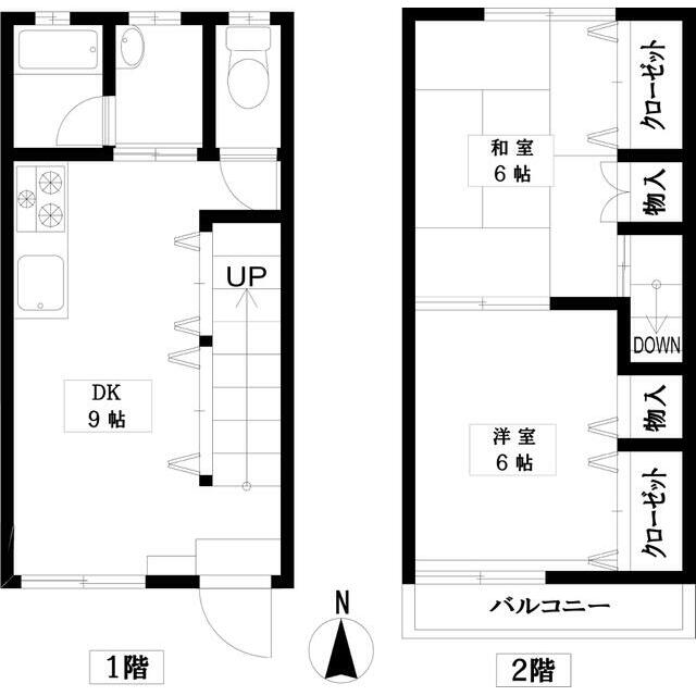 グリーンピア A号室 間取り