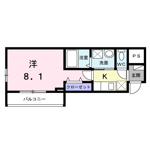 グレイスコート鎌倉 302号室 間取り