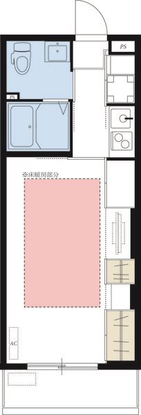 リブリ・平塚 302号室 間取り
