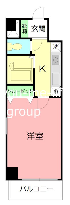 アステール湘南 604号室 間取り