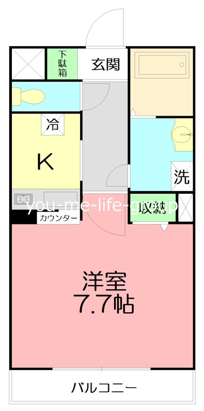 マーレTAKEI四番館 202号室 間取り
