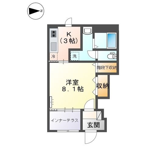 リヴィエール林 101号室 間取り