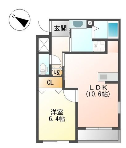 ルミナスローズ湘南台 101号室 間取り