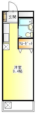 セイワハイツ 103号室 間取り