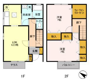 シャルマンSATOH 102号室 間取り
