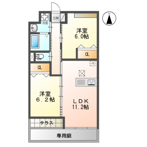 Un homme(アンノーム) 間取り