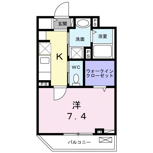 ラピュタ 303号室 間取り