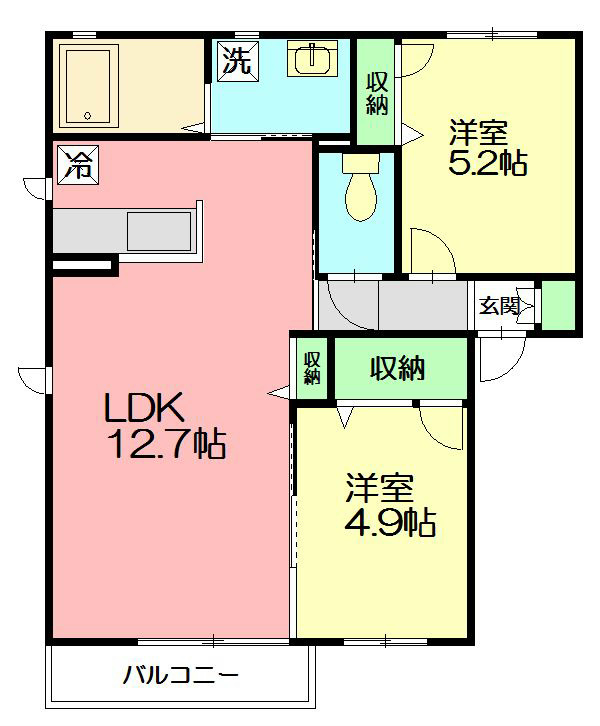 リヴィエール2 間取り