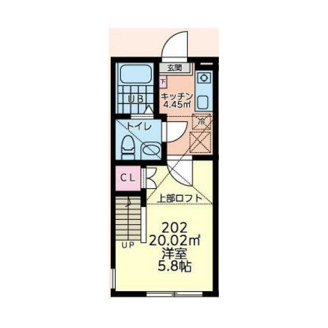 Ｅｓｐｕｍａ 202号室 間取り