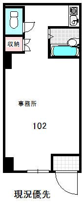 ベルメゾン湘南 102号室 間取り