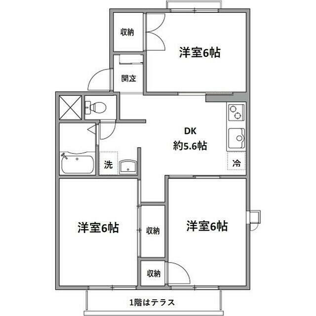 メゾン７ 101号室 間取り