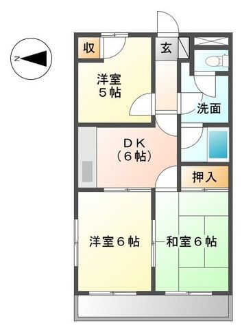 レジデンス２１ 0207号室 間取り