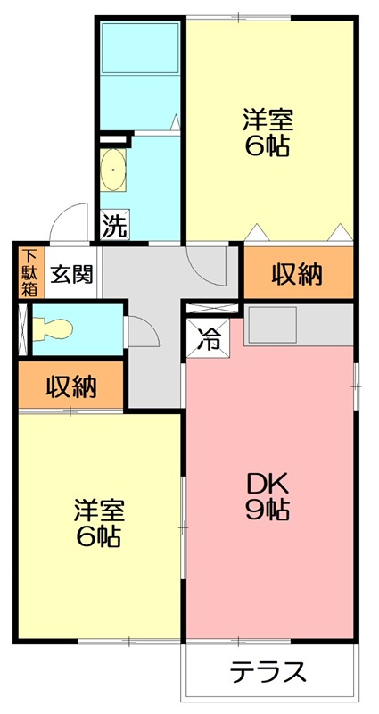 神奈川県海老名市中新田１丁目 間取り