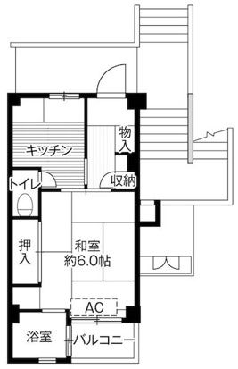 ビレッジハウス鎌倉4号棟 間取り