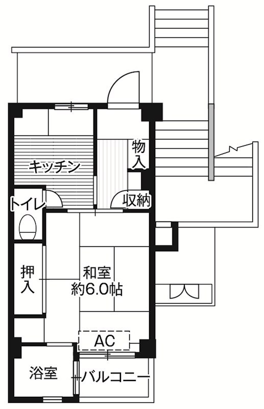 ビレッジハウス鎌倉4号棟 間取り
