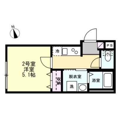 ベイルーム本厚木Norte 302号室 間取り