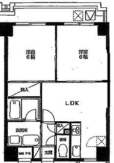ストリームプラザ 604号室 間取り