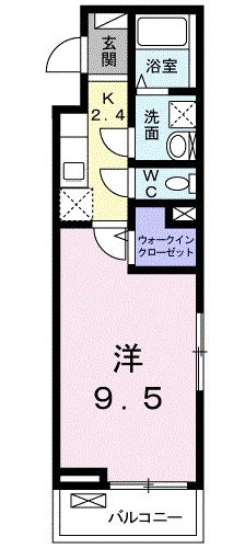 エスポワメゾンⅢ 201号室 間取り