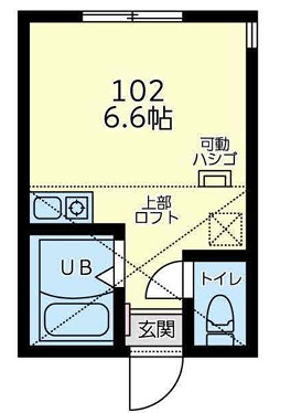 ユナイト戸塚アルベルティー 102号室 間取り