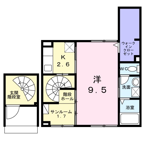 ユーステス鎌倉 202号室 間取り