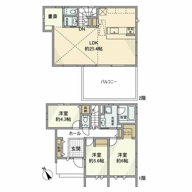 本鵠沼戸建 間取り