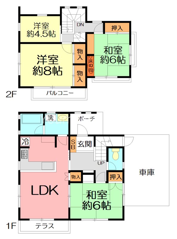 河内戸建   間取り