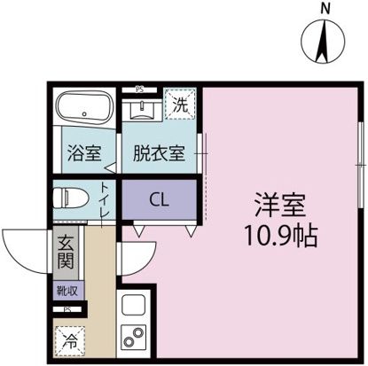 茅ヶ崎市元町新築アパート 202号室 間取り