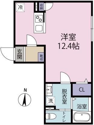 茅ヶ崎市元町新築アパート 101号室 間取り