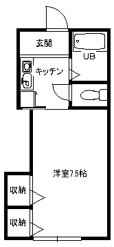 そらハウス  101号室 間取り