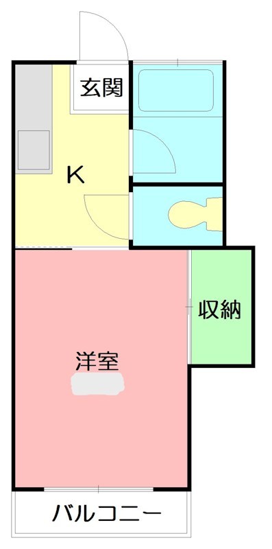 ハイム高橋 101号室 間取り