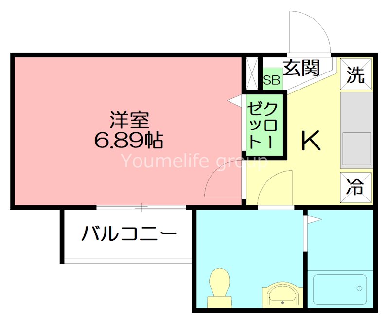カインドネス海老名Ⅱ 間取り