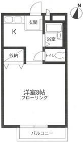 ソレイユ湘南　（長後） 102号室 間取り