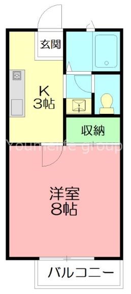 サンヒルズ桜台 106号室 間取り
