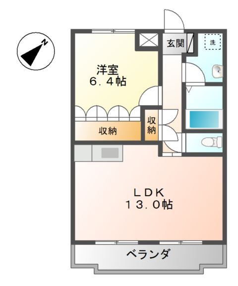 エルンテ・オーシモ 間取り