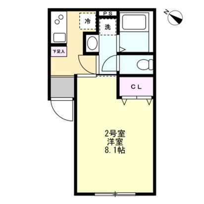 ベイルーム小田急相模原Ⅱ 間取り