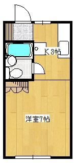 キャッスルエトウＢ 109号室 間取り