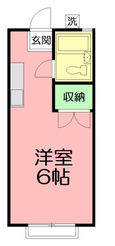 サニーハイツ 203号室 間取り