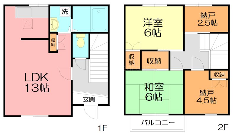 リヴェール湘南 102号室 間取り