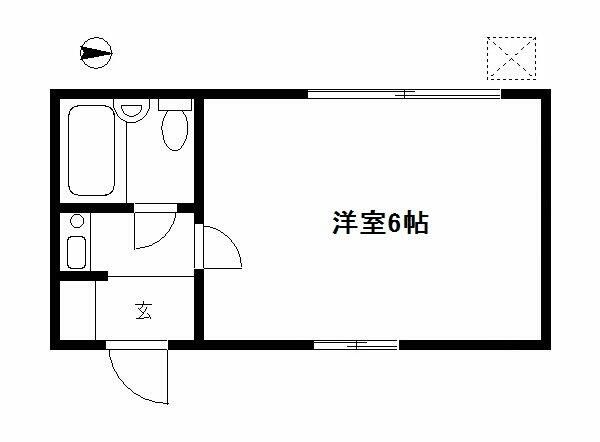 ヒルズ湘南 102号室 間取り