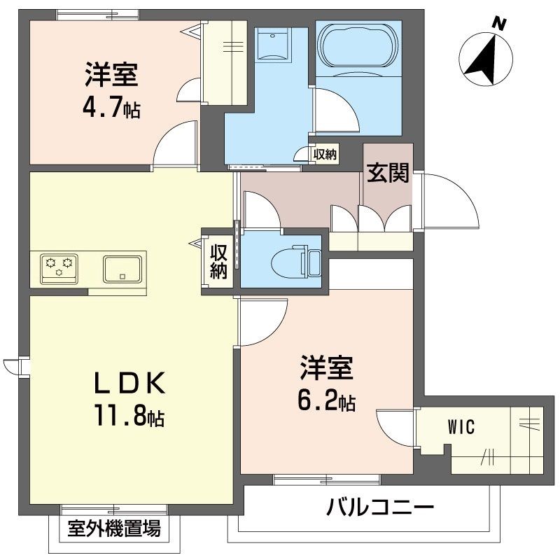 コート辻堂 302号室 間取り
