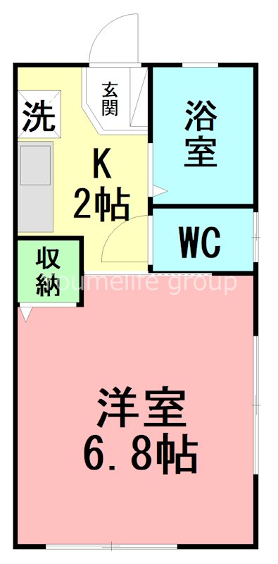 ダイセンハイツ 202号室 間取り