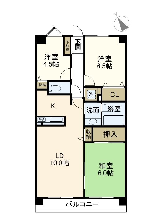 モアステージ戸塚 323号室 間取り