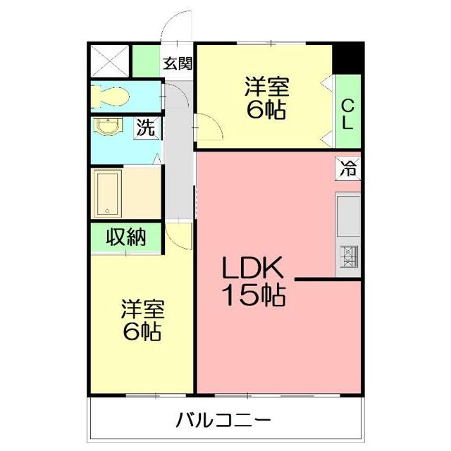 リステージ湘南川名 501号室 間取り