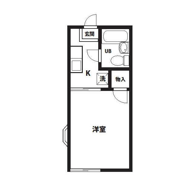 アルス楢の木第３ 203号室 間取り