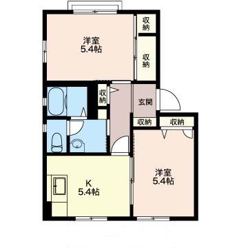 相生ハイツ 101号室 間取り