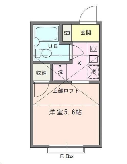 ラ・フォンテ山下 203号室 間取り